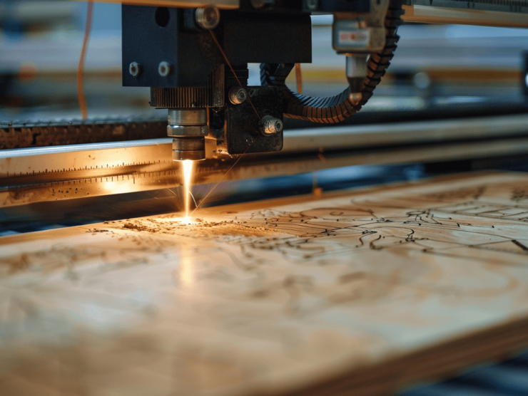 Metal parçaların CNC lazer ile işlenmesi