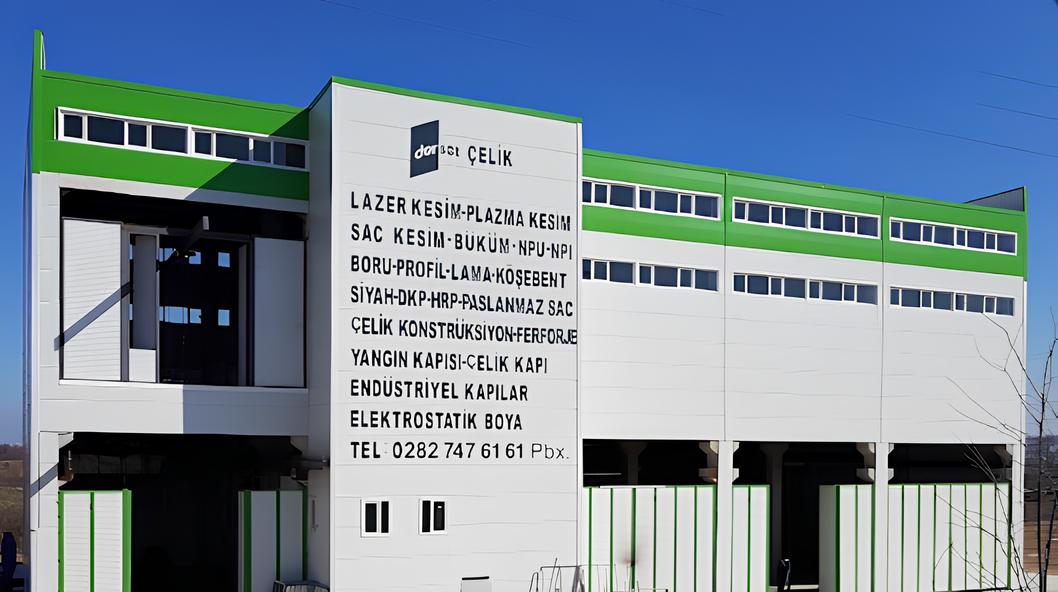 Dorset Çelik üretim tesisinden görünüm
